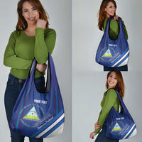 Custom Nicaragua Football Grocery Bag Vamos Los Pinoleros