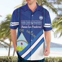 Custom Nicaragua Football Hawaiian Shirt Vamos Los Pinoleros