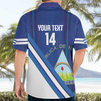 Custom Nicaragua Football Hawaiian Shirt Vamos Los Pinoleros