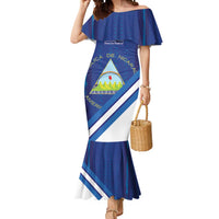 Custom Nicaragua Football Mermaid Dress Vamos Los Pinoleros