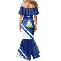 Custom Nicaragua Football Mermaid Dress Vamos Los Pinoleros