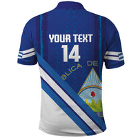 Custom Nicaragua Football Polo Shirt Vamos Los Pinoleros