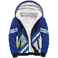 Custom Nicaragua Football Sherpa Hoodie Vamos Los Pinoleros