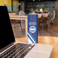 Custom Nicaragua Football Skinny Tumbler Vamos Los Pinoleros