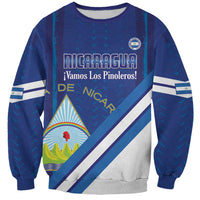 Custom Nicaragua Football Sweatshirt Vamos Los Pinoleros