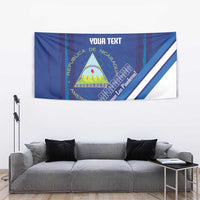Custom Nicaragua Football Tapestry Vamos Los Pinoleros