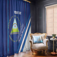 Custom Nicaragua Football Window Curtain Vamos Los Pinoleros