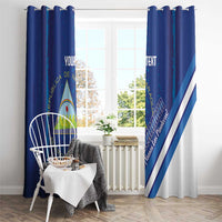 Custom Nicaragua Football Window Curtain Vamos Los Pinoleros