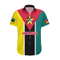Personalised Mozambique Hawaiian Shirt Muzambhiki Flag Style - Wonder Print Shop