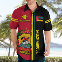 Personalised Independence Day Mozambique Hawaiian Shirt Muzambhiki Coat Of Arms - Wonder Print Shop