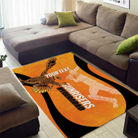Custom Hyderabad India Cricket Area Rug Go Sunrisers Eagle
