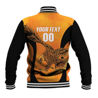 Custom Hyderabad India Cricket Baseball Jacket Go Sunrisers Eagle
