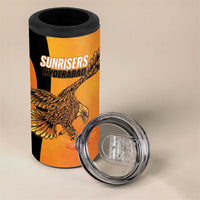 Custom Hyderabad India Cricket 4 in 1 Can Cooler Tumbler Go Sunrisers Eagle
