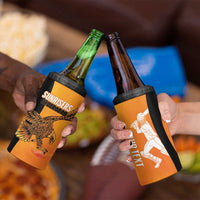 Custom Hyderabad India Cricket 4 in 1 Can Cooler Tumbler Go Sunrisers Eagle