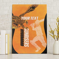 Custom Hyderabad India Cricket Canvas Wall Art Go Sunrisers Eagle