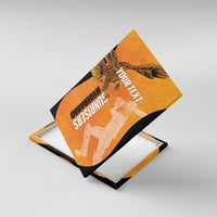 Custom Hyderabad India Cricket Canvas Wall Art Go Sunrisers Eagle