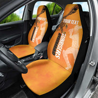 Custom Hyderabad India Cricket Car Seat Cover Go Sunrisers Eagle