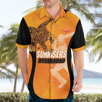 Custom Hyderabad India Cricket Hawaiian Shirt Go Sunrisers Eagle
