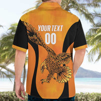Custom Hyderabad India Cricket Hawaiian Shirt Go Sunrisers Eagle