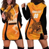 Custom Hyderabad India Cricket Hoodie Dress Go Sunrisers Eagle