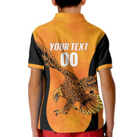 Custom Hyderabad India Cricket Kid Polo Shirt Go Sunrisers Eagle