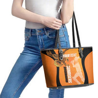 Custom Hyderabad India Cricket Leather Tote Bag Go Sunrisers Eagle