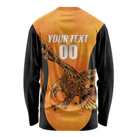 Custom Hyderabad India Cricket Long Sleeve Shirt Go Sunrisers Eagle