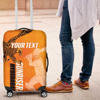 Custom Hyderabad India Cricket Luggage Cover Go Sunrisers Eagle