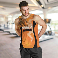 Custom Hyderabad India Cricket Men Tank Top Go Sunrisers Eagle