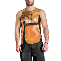 Custom Hyderabad India Cricket Men Tank Top Go Sunrisers Eagle