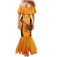 Custom Hyderabad India Cricket Mermaid Dress Go Sunrisers Eagle
