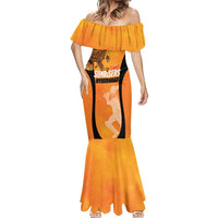 Custom Hyderabad India Cricket Mermaid Dress Go Sunrisers Eagle