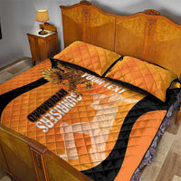 Custom Hyderabad India Cricket Quilt Bed Set Go Sunrisers Eagle
