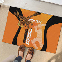 Custom Hyderabad India Cricket Rubber Doormat Go Sunrisers Eagle