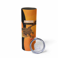 Custom Hyderabad India Cricket Skinny Tumbler Go Sunrisers Eagle
