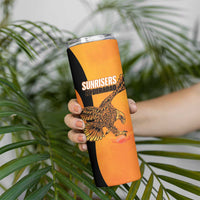 Custom Hyderabad India Cricket Skinny Tumbler Go Sunrisers Eagle