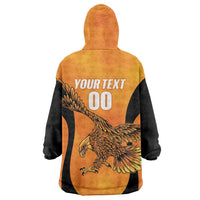 Custom Hyderabad India Cricket Wearable Blanket Hoodie Go Sunrisers Eagle