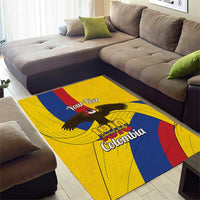 Personalised Colombia Independence Day Area Rug 1810 Libertad y Orden
