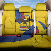 Personalised Colombia Independence Day Back Car Seat Cover 1810 Libertad y Orden