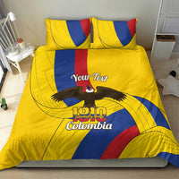 Personalised Colombia Independence Day Bedding Set 1810 Libertad y Orden