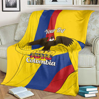 Personalised Colombia Independence Day Blanket 1810 Libertad y Orden
