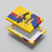 Personalised Colombia Independence Day Canvas Wall Art 1810 Libertad y Orden