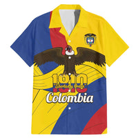 Personalised Colombia Independence Day Family Matching Mermaid Dress and Hawaiian Shirt 1810 Libertad y Orden