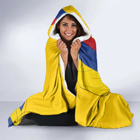 Personalised Colombia Independence Day Hooded Blanket 1810 Libertad y Orden