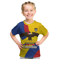 Personalised Colombia Independence Day Kid T Shirt 1810 Libertad y Orden