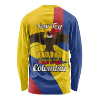 Personalised Colombia Independence Day Long Sleeve Shirt 1810 Libertad y Orden