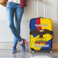 Personalised Colombia Independence Day Luggage Cover 1810 Libertad y Orden