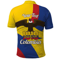 Personalised Colombia Independence Day Polo Shirt 1810 Libertad y Orden
