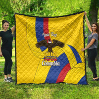 Personalised Colombia Independence Day Quilt 1810 Libertad y Orden