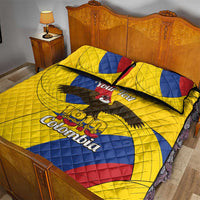 Personalised Colombia Independence Day Quilt Bed Set 1810 Libertad y Orden
